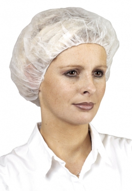 Charlottes rondes polypropylène blanches - 100 pièces - ø 53cm. disponible abidjan cote d'ivoire.