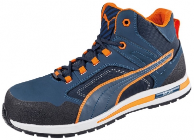 Chaussures de sécurité crosstwist - bleu/orange - taille 43. disponible abidjan cote d'ivoire.