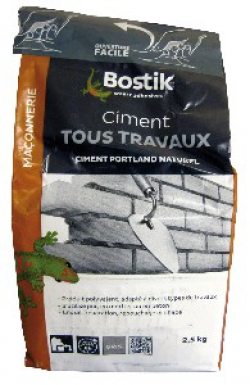 Ciment tous travaux - gris - 2,5 kg. disponible abidjan cote d'ivoire.
