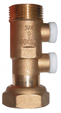 Clapet anti-pollution cuve droite - avec deux bossages percés -  filet. disponible abidjan cote d'ivoire.