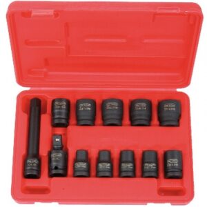 Coffret de douilles à chocs 6 pans 12 pièces. disponible abidjan cote d'ivoire.