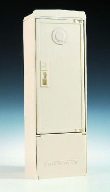 Coffret haut mono avec platine pour compteur / disjoncteur beige. disponible abidjan cote d'ivoire.