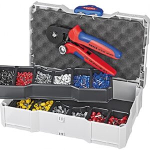 Coffret pince à sertir avec assortiment d"embouts de câbles. disponible abidjan cote d'ivoire.