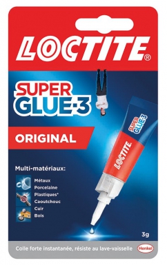 Colle super glue-3 liquide - multi-supports - flacon 3 g. disponible abidjan cote d'ivoire.