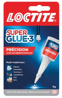 Colle super glue-3 précision max - application goutte à goutte - flacon 5 g. disponible abidjan cote d'ivoire.