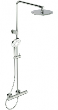 Colonne de douche thermostatique téléscopique ceratherm t50 - chromé. disponible abidjan cote d'ivoire.