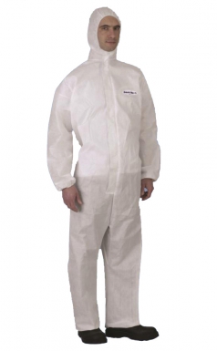 Combinaison avec cagoule basiclean - liberté de mouvement - blanc - taille xxl. disponible abidjan cote d'ivoire.