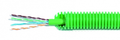 Conduit cintrable annelé vert ø 20 avec câble ftp cat. disponible abidjan cote d'ivoire.