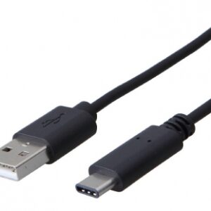 Cordon usb c mâle / usb a mâles - lg 1 m connecteurs nickel cordon noir. disponible abidjan cote d'ivoire.