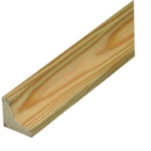 Corniche moderne arrête vive pin des landes 23x23 mm - long. disponible abidjan cote d'ivoire.