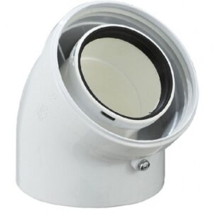 Coude 45° - ø 60/100 mm. disponible abidjan cote d'ivoire.