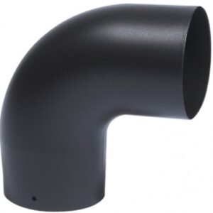 Coude 90° émaillé rigide noir mat - ø 125 mm. disponible abidjan cote d'ivoire.
