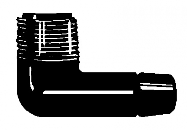 Coude de dérivation pour tuyau ø 16 - embout fileté m 3/4". disponible abidjan cote d'ivoire.