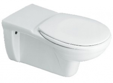 Cuvette suspendue rallongée matura 70 x 35,5 cm sortie horizontale - sans trou d"abattant. disponible abidjan cote d'ivoire.