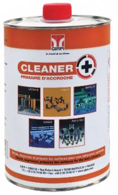 Décapant cleaner+ - nettoie, dégraisse et prépare les surfaces pvc - pot 1 l. disponible abidjan cote d'ivoire.