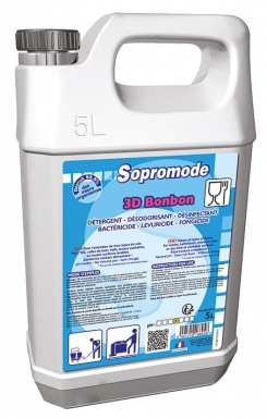 Désinfection sopromode - sols et surfaces - parfum bonbon - 5 l. disponible abidjan cote d'ivoire.