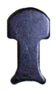 Dardenne droite à sceller 4 mm zingué noir. disponible abidjan cote d'ivoire.