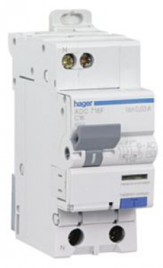 Disjoncteur différentiel bipolaire 1 ph+n de type ac i∆n 30 ma - in 20a. disponible abidjan cote d'ivoire.