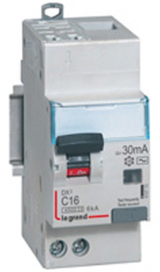 Disjoncteur différentiel dx³4500 arrivée haute automatique et départ bas à vis u+n 230v~ - 16a typef 30ma - 2 modules. disponible abidjan cote d'ivoire.