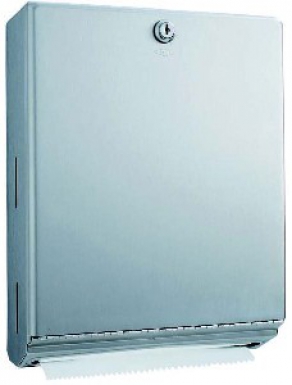 Distributeur de serviettes en papier easy iv avec serrure - inox. disponible abidjan cote d'ivoire.