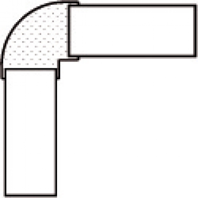 Embout plinthe 14   blanc epbl. disponible abidjan cote d'ivoire.