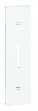 Enjoliveur living now pour interrupteur de volets roulants 1 module - blanc. disponible abidjan cote d'ivoire.