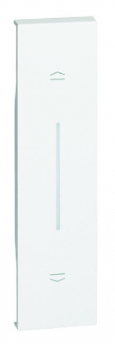 Enjoliveur living now pour poussoir de volets roulants et commande myhome-up 1 module - blanc. disponible abidjan cote d'ivoire.