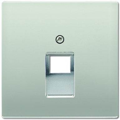 Enjoliveur pour prise rj45 numéris/internet simple métal inox. disponible abidjan cote d'ivoire.