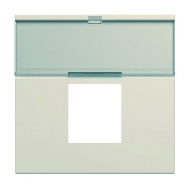 Enjoliveur prises rj45 2 modules avec porte-étiquette - d dune. disponible abidjan cote d'ivoire.