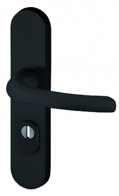 Ensemble de porte blindé normbau sekublack béquilles doubles, finition noir brossé. disponible abidjan cote d'ivoire.