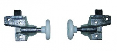 Ensemble galets droite / gauche pour porte de garage basculante débordante 124. disponible abidjan cote d'ivoire.