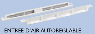 Entrée d'air autoréglable acoustique de type a - isola2 30 ( 30 m3/h ). disponible abidjan cote d'ivoire.