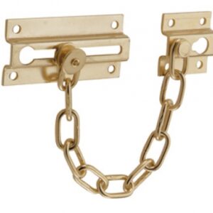 Entrebâilleur de sécurité pour porte à chaîne chromé. disponible abidjan cote d'ivoire.