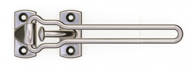 Entrebâilleur de sécurité pour porte classique allongé chromé blister. disponible abidjan cote d'ivoire.