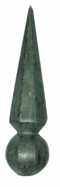 Fer de lance appointé fer forgé base ø 33 mm h 130 mm. disponible abidjan cote d'ivoire.