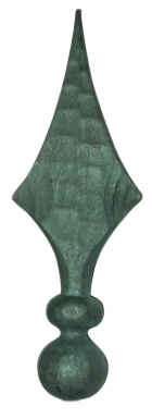 Fer de lance losange 2 boules base ø 35 lg. disponible abidjan cote d'ivoire.