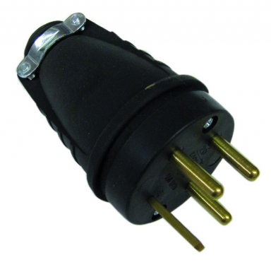 Fiche annela 3p+t 20a caoutchouc sortie droite. disponible abidjan cote d'ivoire.