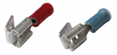 Fiche plate femelle pré-isolée avec dérivation 1,5-2,5 mm2 cdt 100. disponible abidjan cote d'ivoire.