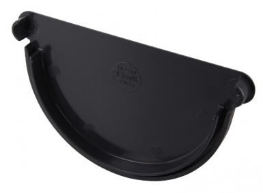 Fond de naissance symètrique pvc à coller pour gouttière de 25 - couleur anthracite. disponible abidjan cote d'ivoire.