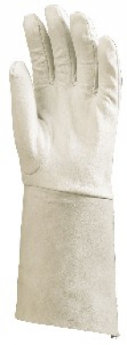Gants de soudeur type argon - tout fleur d'agneau - manchette en croûte 15 cm - taille 9. disponible abidjan cote d'ivoire.