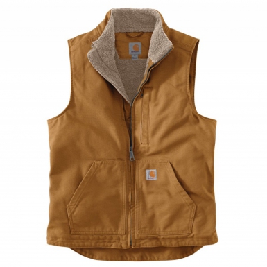 Gilet sans manches coton washed duck lined mock neck vest - marron - taille l. disponible abidjan cote d'ivoire.