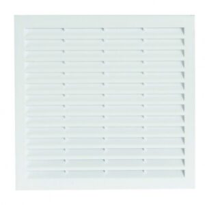 Grille d'aération carrelage carré avec moustiquaire 150x150 mm blanc. disponible abidjan cote d'ivoire.