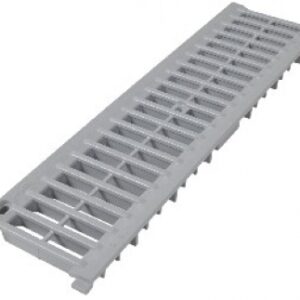 Grille série légère 130 x 500 mm pour caniveau pvc - coloris gris clair. disponible abidjan cote d'ivoire.