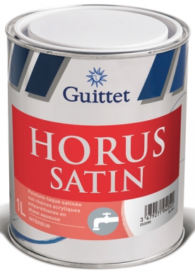 Horus - peinture laque acrylique satinée - intérieur/extérieur - col: blanc - 1 l. disponible abidjan cote d'ivoire.
