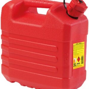 Jerrican hydrocarbure rouge - contenance 20 litres. disponible abidjan cote d'ivoire.