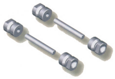 Kit de fixation pour poignée double tiges filetées m6x100. disponible abidjan cote d'ivoire.