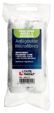 Lot de 2 mini-manchons anti-gouttes microliss' 10 microfibres polyester 10 mm - 110 mm. disponible abidjan cote d'ivoire.