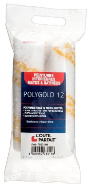 Lot de 2 mini-manchons polygold 12 - polyamide tissé 12 mm - 110 mm. disponible abidjan cote d'ivoire.