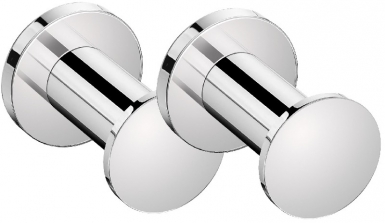 Lot de 2 patères - architect - chromé. disponible abidjan cote d'ivoire.