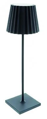 Luminaire extérieur mobile " mini shade " led 2w 180 lm 3000°k dc 3,7 v aluminium anthracite. disponible abidjan cote d'ivoire.